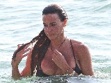 Kelly Bensimon nude in Nip slip