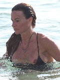 Kelly Bensimon nude in Nip slip