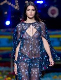 Kendall Jenner in see  through