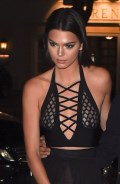 Kendall Jenner in see  through