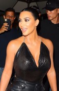 Kim Kardashian in see  through