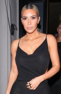 Kim Kardashian in see  through