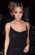 Kim Kardashian in see  through