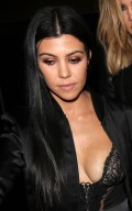 Kourtney Kardashian in see  through