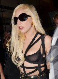 Lady GaGa in see through