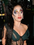 Lady GaGa in see  through