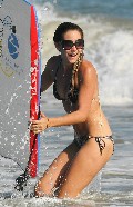 Lauren Conrad in bikini at the beach