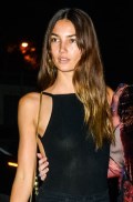 Lily Aldridge in see  through