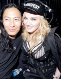 Madonna nude in see  through