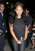 Meagan Good in see  through