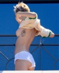 Miley Cyrus nude in topless