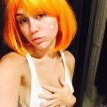 Miley Cyrus nude in nip slip