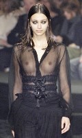 Morgane Dubléd in Jean Paul Gaultier Fall 2005 Ready-to-Wear