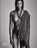 Naomi Campbell nude in LUI