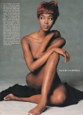 Naomi Campbell nude in Madame Figaro