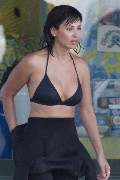 Natalie Imbruglia in black bikini