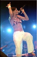 Nelly Furtado in performing in a bikini
