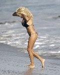 Pamela Anderson in black bikini