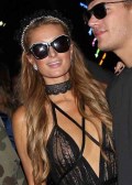Paris Hilton in see  through
