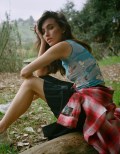 Rainey Qualley in see  through