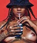 Rihanna nude in LUI