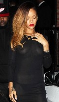 Rihanna in see through