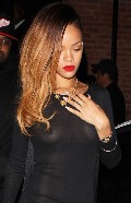 Rihanna in see through
