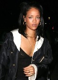 Rihanna in see  through