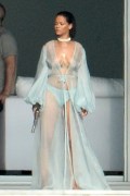 Rihanna in see  through