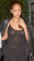 Rihanna in see  through