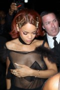 Rihanna in see  through