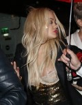 Rita Ora nude in see  through