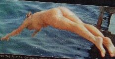 Sarah Harding nude in Topless swimming