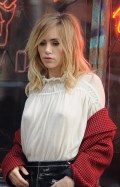 Suki Waterhouse in see  through