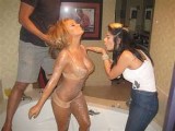 Aubrey O'Day in with friends