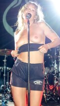 Tove Lo nude in boob flash