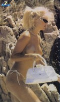 Victoria Silvstedt nude in Topless sunbathing