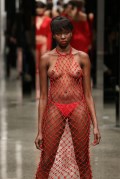 Yaya Deng nude in see  through