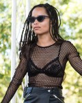 Zöe Kravitz in see  through