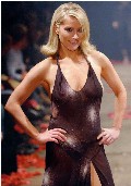 Zoe Lucker in See through  blouse