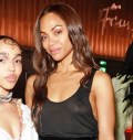 Zoe Saldana in see  through