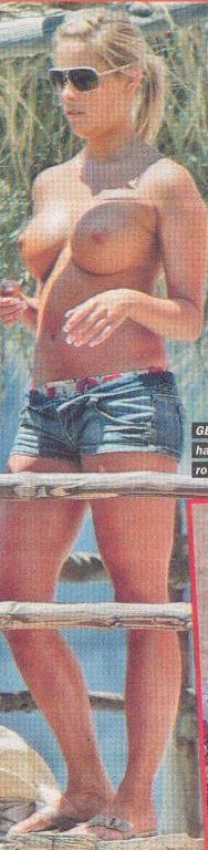 Rebecca Loos Topless At The Beach Picture 2007 1 Original Gemma Bissix Topless 2006 001