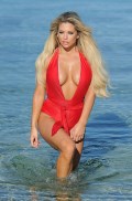 791x768, 100 KB, Bianca_Gascoigne_sexy_in_a_red_swimsuit_in_Greece-01.jpg
