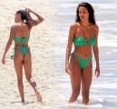 1024x768, 135 KB, Tina_Kunakey_green_bikini_at_a_beach_in_Rio_de_Janeiro.jpg